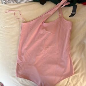 Pink Abercrombie body suit size M